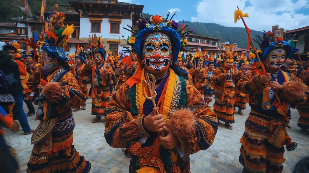 colors of paro tsechu